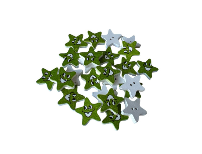 Wooden button 15mm 911