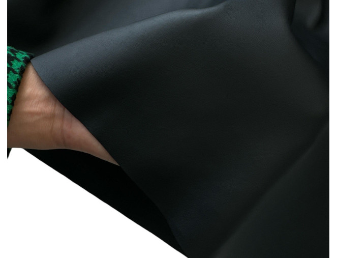 Eco leather with down Black matt internetu