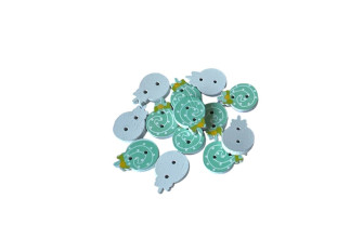 Wooden button 14mm 889