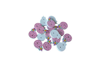 Wooden button 14mm 932