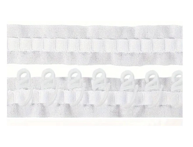 Kabliukai užuolaidoms 120vnt internetu