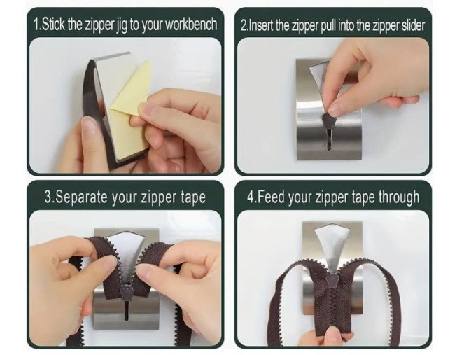 Užtrauktuko galvutės pakeitimo aparatas internetu