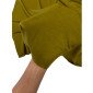 Merino wool knitted fabric Dark olive internetu
