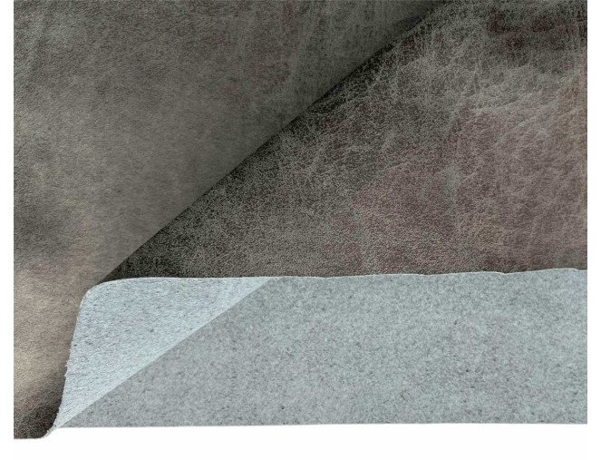 Dirbtinė oda su raštu Tamsi pilka pigiau