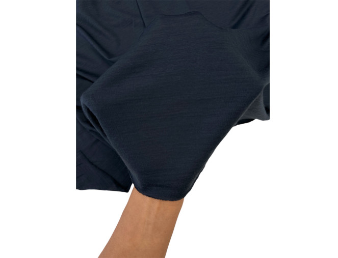 Merino vilnos trikotažas Tamsiai mėlynas internetu