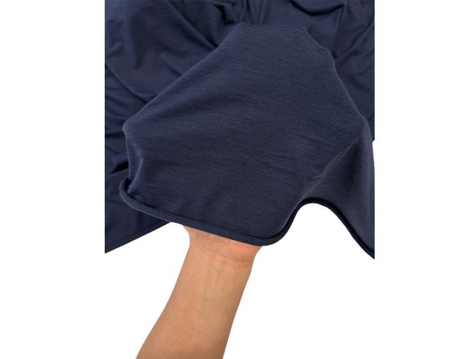 Merino vilnos trikotažas Tamsiai mėlynas BROKUOTAS internetu