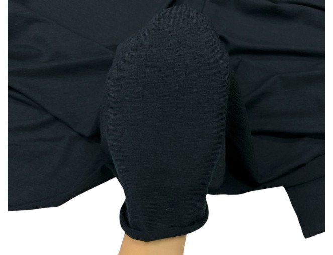 Merino vilnos trikotažas Tamsiai mėlynas internetu