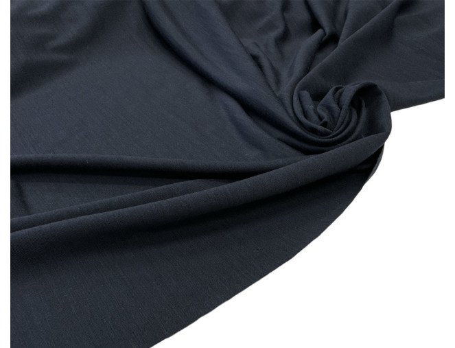 Merino vilnos trikotažas Tamsiai mėlyna pigiau