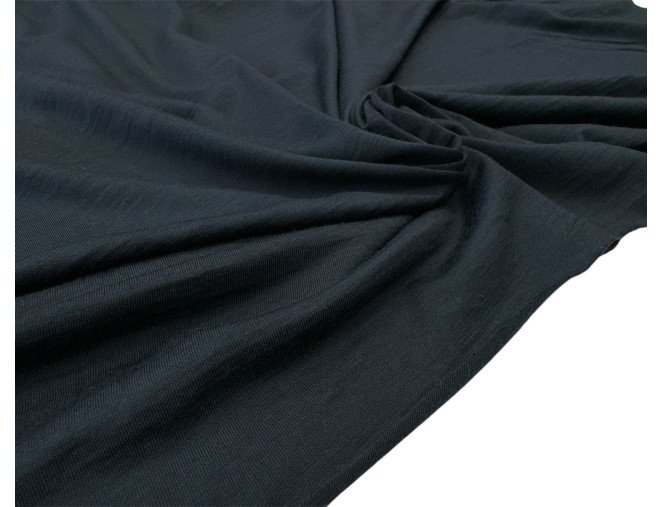 Merino vilnos trikotažas Tamsiai mėlyna pigiau