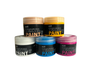 Audinių dažai Textil paint Tamsiems audiniams 50ml | 7 spalvos