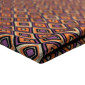 Punto knitted fabric Orange and purple diamonds
