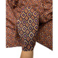 Punto knitted fabric Orange and purple diamonds internetu