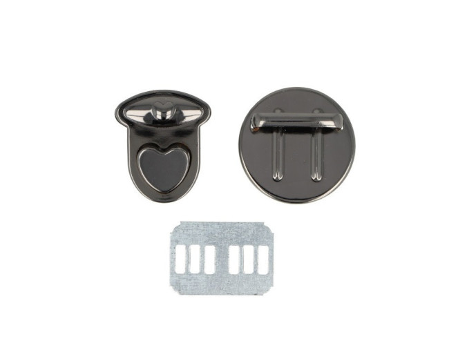Metalinis užsegimas 30mm Tamsinto nikelio pigiau