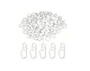 Kabliukai užuolaidoms 10vnt Kabliukai užuolaidoms 10vnt