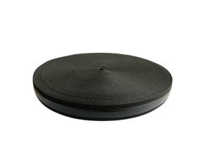 Guma su silikonine juostele 20mm Juoda