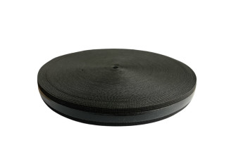 Rubber with silicone strip 2mm Black