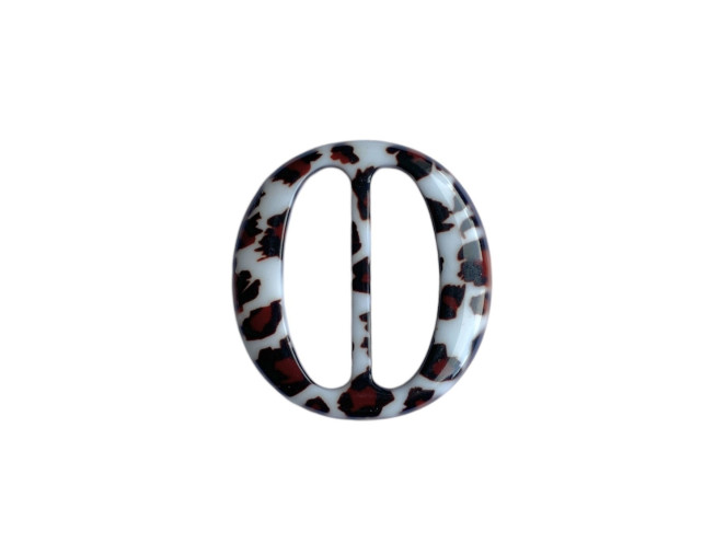 Plastic buckle 42mm Leopard