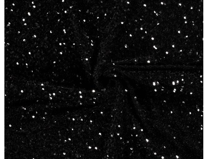 Fabric with scales Black