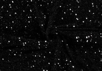 Fabric with scales Black