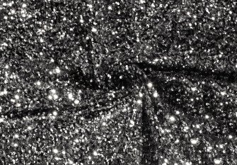 Fabric with scales Silver