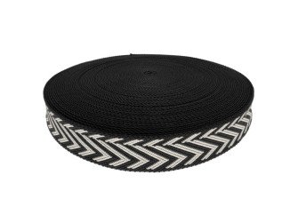 Decorative belt tape 38mm Zig Zag