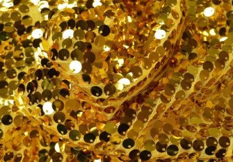 Fabric with scales Gold