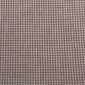 Checked cotton fabric Brown white pigiau