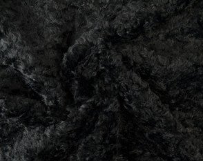 Curly Teddy Coat Black