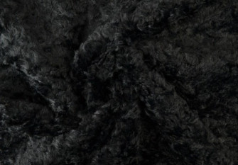 Curly Teddy Coat Black