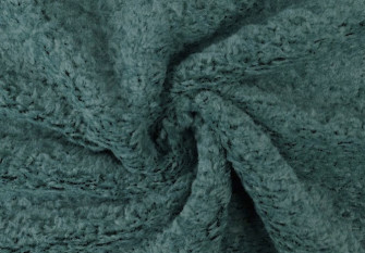 Curly Teddy coat Bluish green