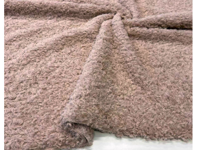 Curly Teddy coat Ash pink pigiau