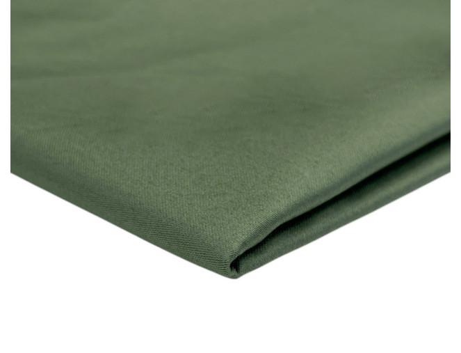 Medvilninis satinas Samanų žalia