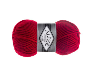 Alize Superlana Maxi 56 Raudona Alize Superlana Maxi 56 Raudona