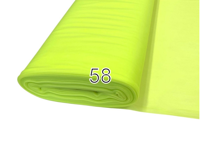 Soft tulle Neon salad | 3m width