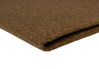 Woollen knitted fabric Brown 