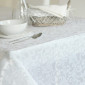 Tablecloth White 160x350cm stain resistant pigiau