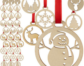 Wooden Christmas toys 36pcs Wooden Christmas toys 36pcs