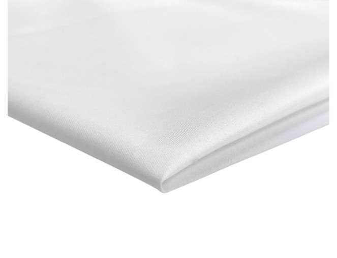 Elastinis medvilninis audinys Putinas Baltas