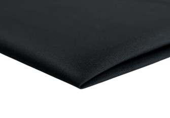 Elastinis medvilninis audinys Putinas Juodas