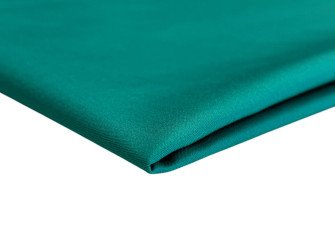 Elasticated cotton fabric Snowball Green