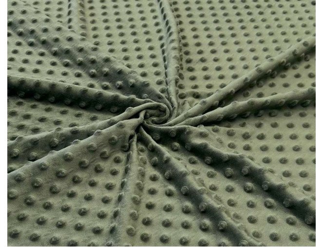 Minky fabric Khaki pigiau