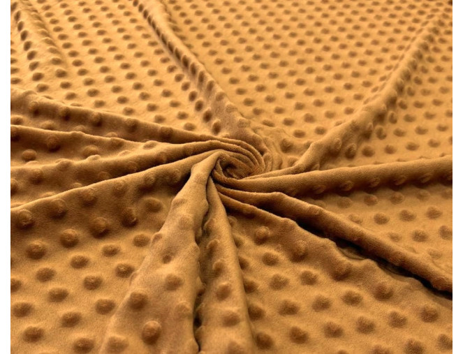 Minky fabric Light brown pigiau