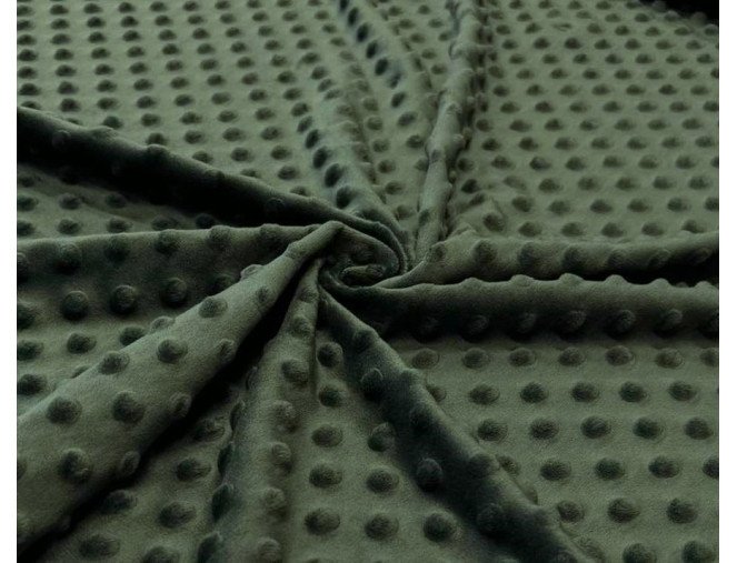 Minky fabric Dark green pigiau
