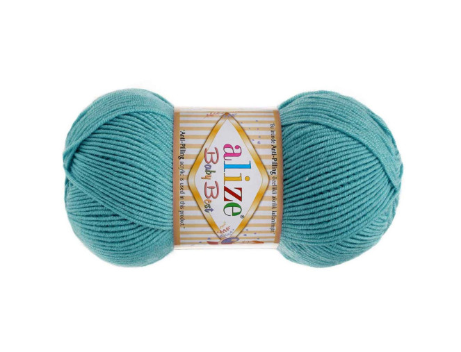 Alize baby best 682 Tamsi mėta