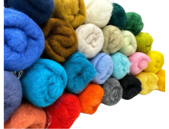 Wool for felting 25gr Premium