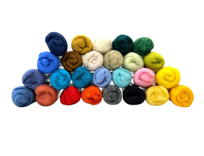 Wool for felting 25gr Premium internetu