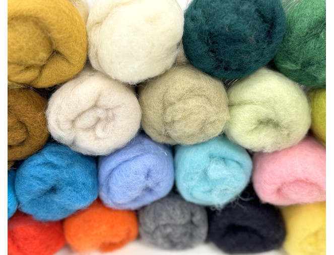 Wool for felting 25gr Premium