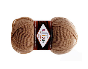 Alize lanagold fine 466 Šviesiai ruda