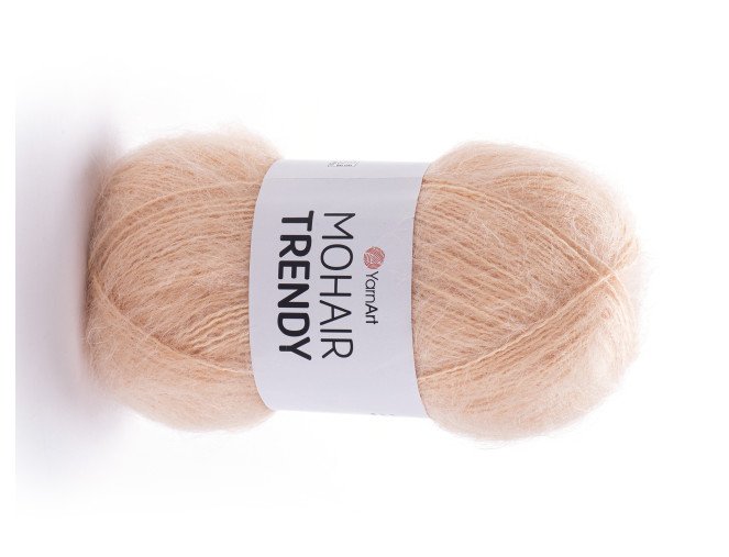 YarnArt Mohair Trendy 145 Persikinė