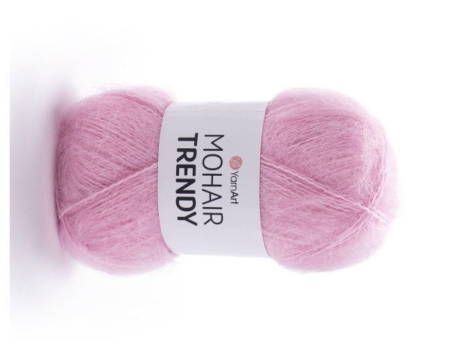 YarnArt Mohair Trendy 127 Pink
